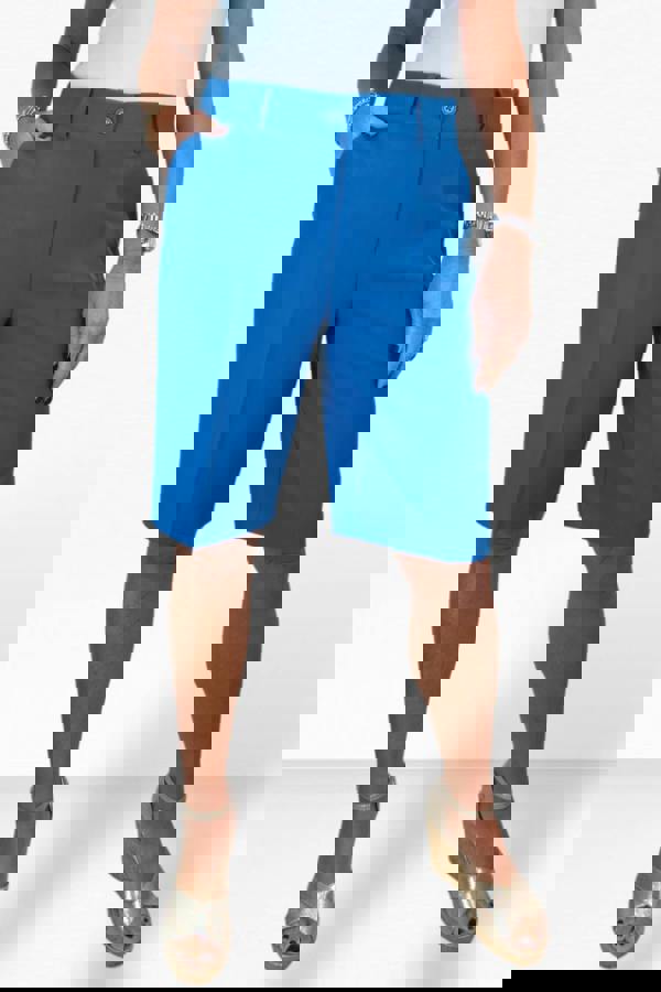 Paulo Due Women's Smart Pleated Tailored Shorts