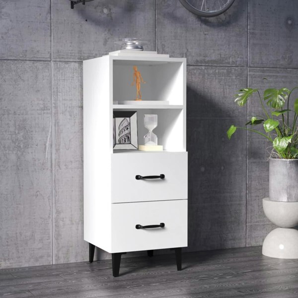Berkfield Sideboard White 34.5x34x90 cm Engineered Wood