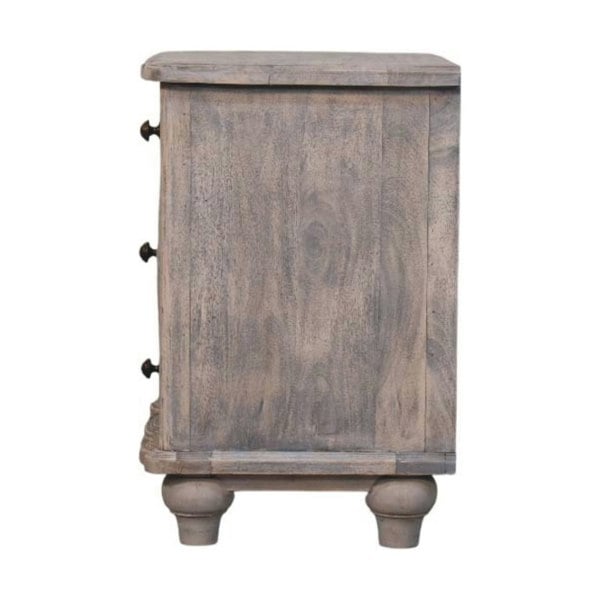 Artisan Furniture Solid Wood Beaumont Curved Nightstand
