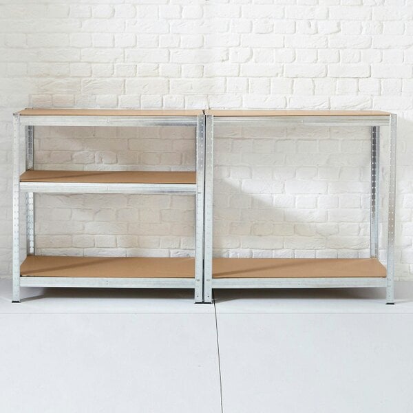 Neo Large Galvanised 5 Tier Shelving
