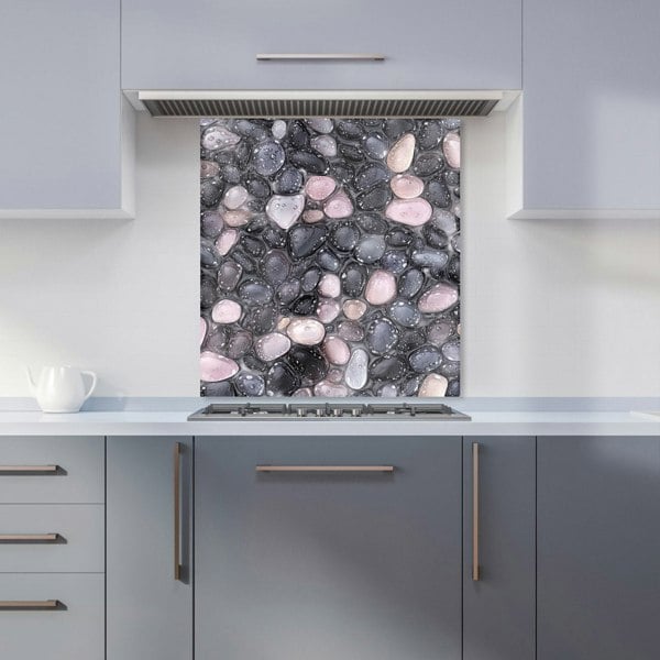 Warren Reed - Designer Glossy Pebbles in Soft Hues Kitchen Splashback