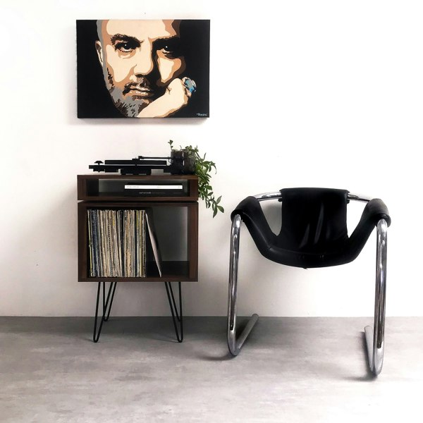 The Urban Editions Stack Record Player Stand