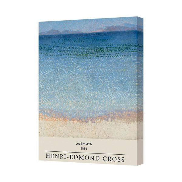 Benjamin Tate Design Les Iles D Or 1891 Canvas Print Henri Edmond Cross
