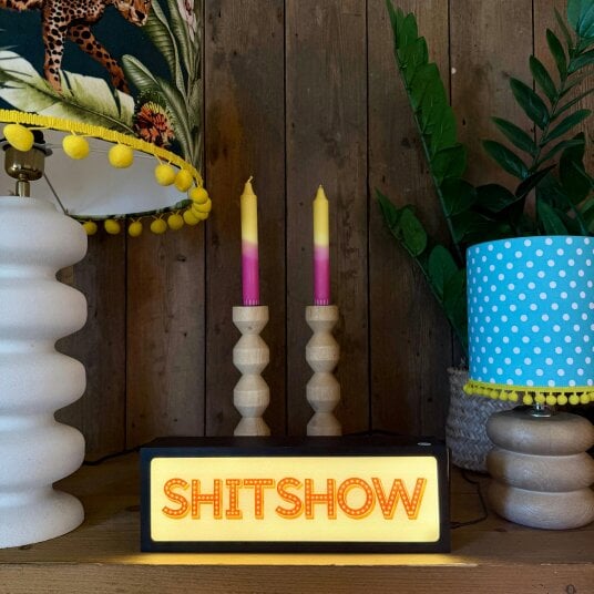 Love Frankie The Shitshow LED Light Box