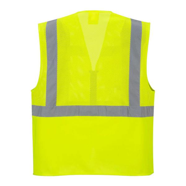 Madrid Hi-Vis Half Mesh Executive Vest - Hi-Vis Trousers