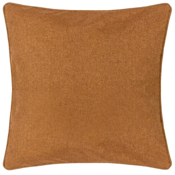 Furn Dawn Piping Detail Textured Cushion Cover - Brick