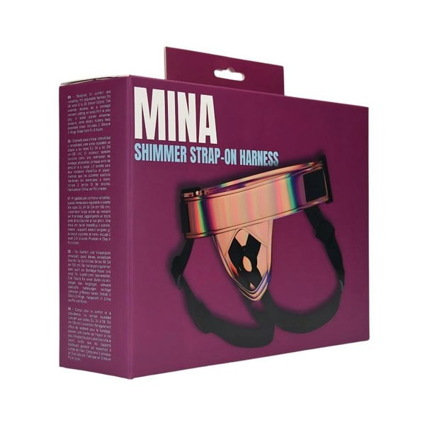 Mina Shimmer Strap-On Harness