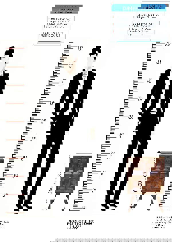 Artisan Furniture Solid Wood Quad Bedside