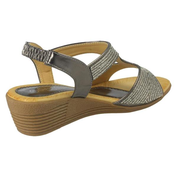 Savannah Ladies Savannah Wedge Heeled Sandals F12131