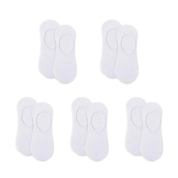 Anysox 5 Pairs White Size 10-14 Fashion Socks High Quality Office Sports Business Long Socks Cotton Solid Colors Skateboard Knitted Casual