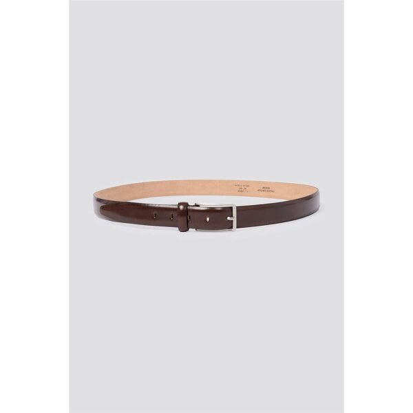 Limehaus Brown Ashwell Italian Leather Belt