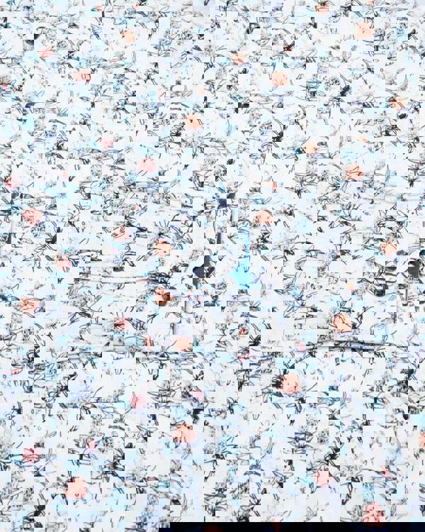 Steel & Jelly Limited Edition Line Drawn Floral & Leaf Digital Print Long Sleeve Shirt