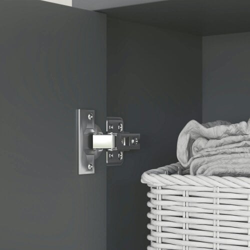 Wyld Haus Suna Tall Bathroom Storage Cabinet With Moisture Resistant Board Finish Matte Grey