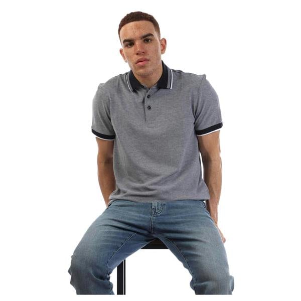 Boss Mens Polo Shirt - Dark Blue - 