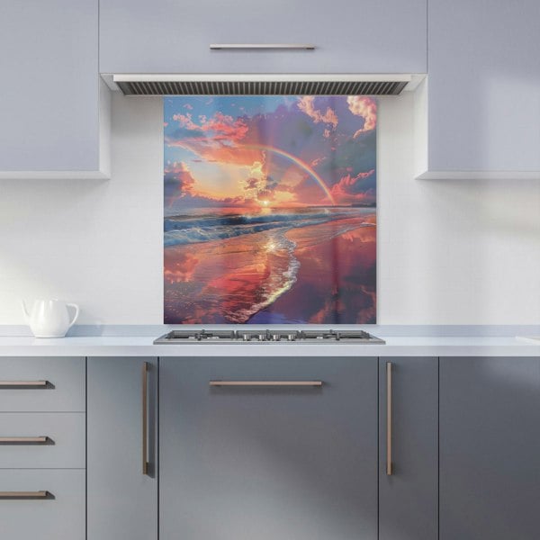 Warren Reed - Designer Rainbow Reflection on the Shore Kitchen Splashback