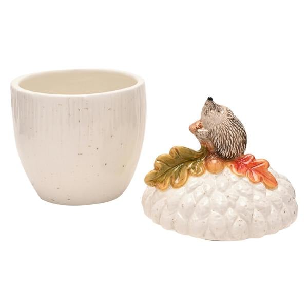 Country Living Hedgehog On An Acorn Storage Jar