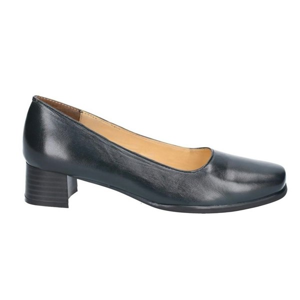 Amblers Walford Ladies Wide Fit Court / Womens Shoes - Navy