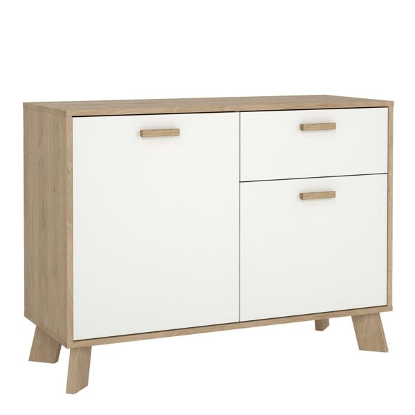Furniture To Go Ikast Sideboard 2 Doors + 1 Drawer in Jackson Hickory and White