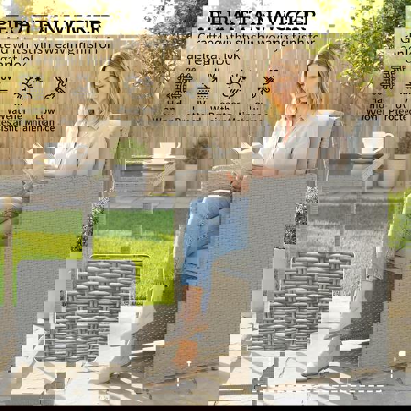 Patio Rattan Dining Set