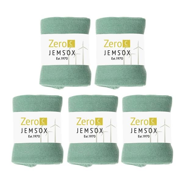 Jemsox Luxury Socks Multipack 3 Pairs / 5-Pairs Green Plain Colour Men's Crew Socks Size 7-12