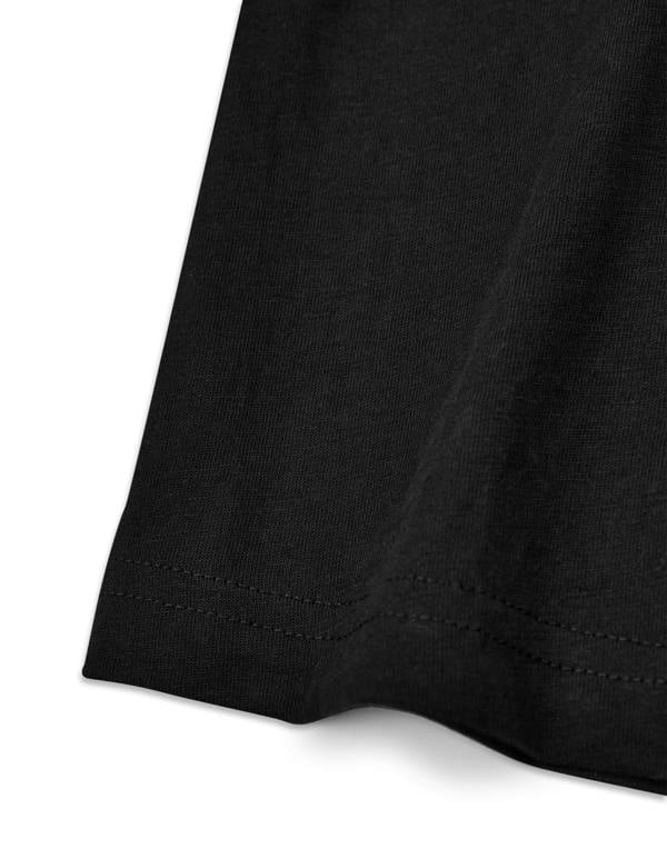 Disney Womens Black Beauty & The Beast Cropped Short Sleeved T-Shirt