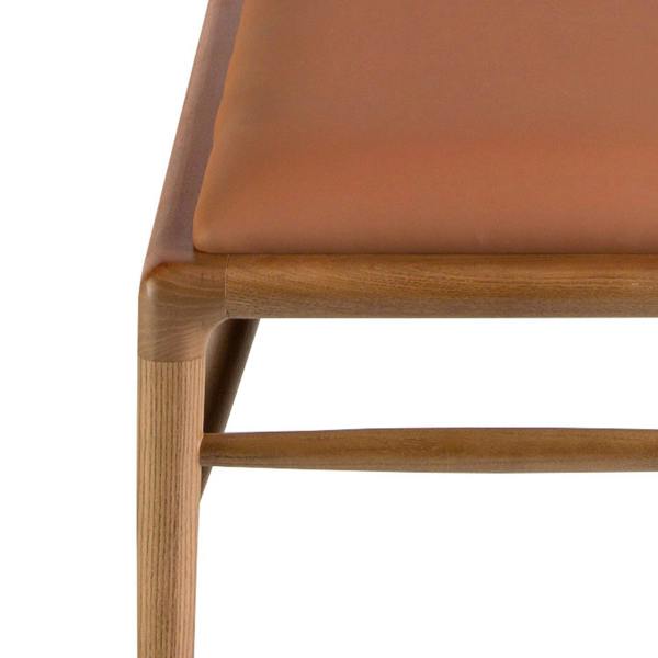 Angel Cerdá Brown Leatherette Stool 5112