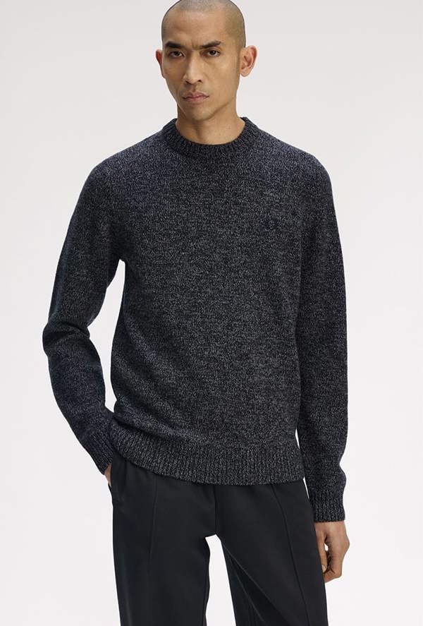 Fred Perry Twisted Marl Jumper
