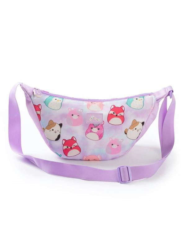 Squishmallows Girls Multicoloured Character All Over Print Body Bag (One Size)