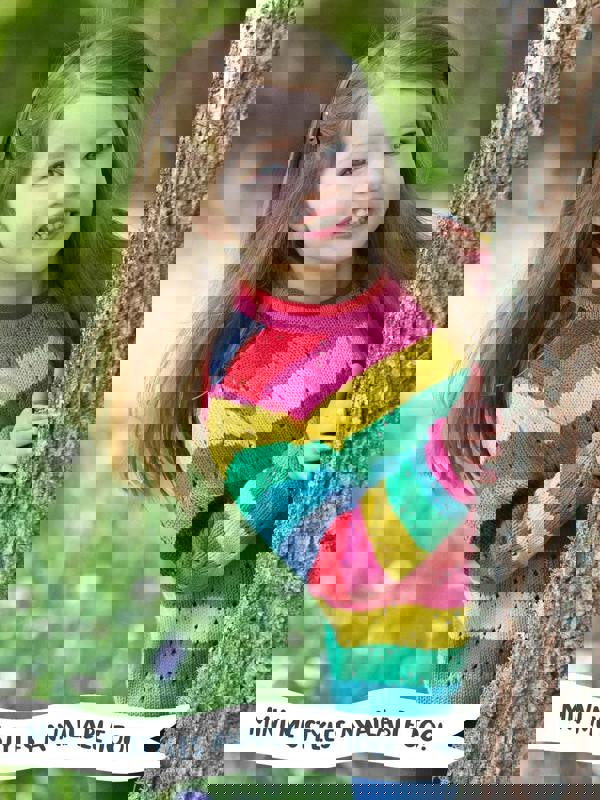 Kite Womens Organic Hermitage Knit Jumper Rainbow