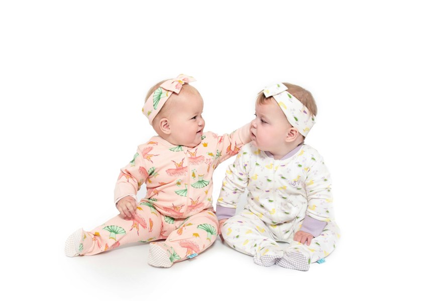 Luca and Rosa Baby grow - ballet print