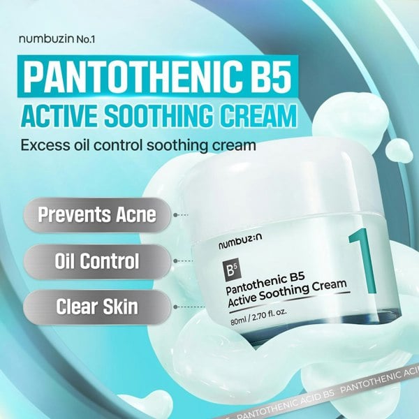 NUMBUZIN No. 1 Pantothenic B5 Active Soothing Cream 80ml