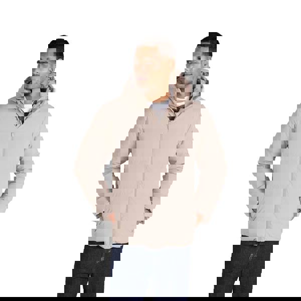 Animal Mens Tech Down Jacket - Beige