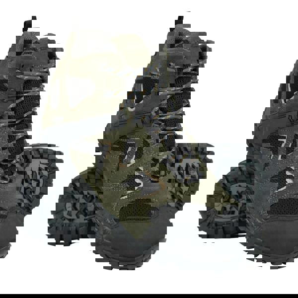 Mountain Warehouse Mens Curlew Waterproof Low Profile Walking Boots - Green - 