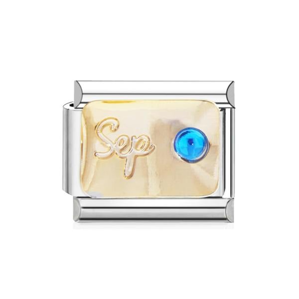 Serafina Birthstone Month Charm | Italian Style Bracelet Charm