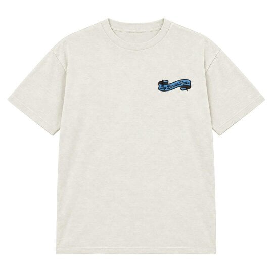 By Lanvin Paris Ribbon Logo Beige T-Shirt