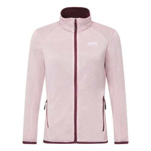 Regatta Womens Newhill Full Zip Fleece Jacket - Pink Haze/Fig