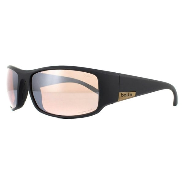 Bolle Sunglasses King 12575 Matte Black Metal Brown Phantom Brown Gun Cat