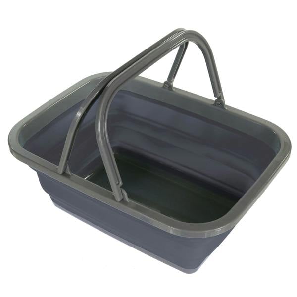 Regatta 8L Folding Wash Basin - Ebony Grey - 