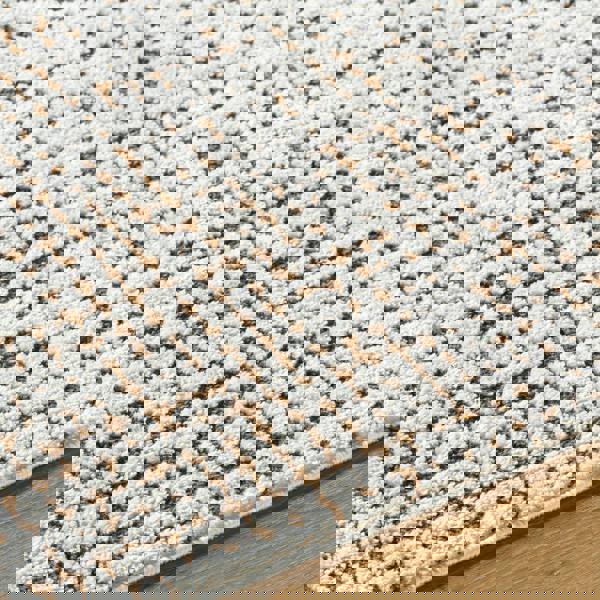Livabliss Our Pnw Home Cascade-Modern Ivory Brown Graphic High Pile Rug