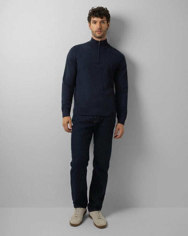 Steel & Jelly Knitted 1/4 Zip Jumper