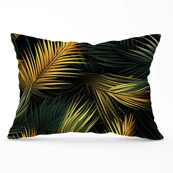 Warren Reed Golden Palm Leaves Cushions