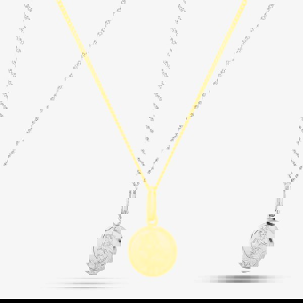 T. H. Baker 9ct Gold St Christopher and Chain SC001 CN025-16