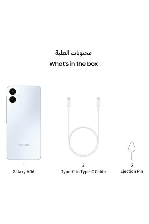 Samsung Galaxy A06 64GB 4GB 6.7 Inch 50MP Dual SIM Light Blue