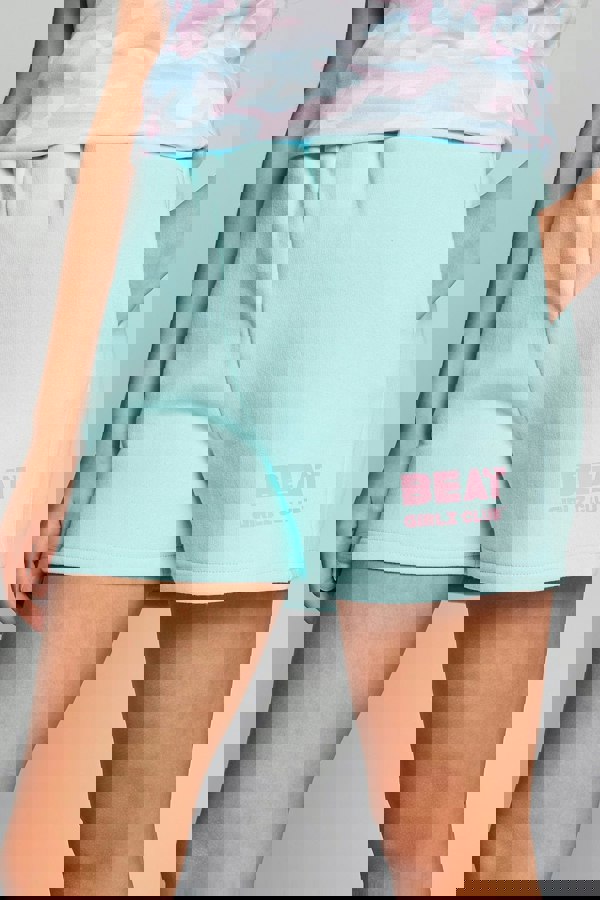 Beat Girlz Club Biscayne Sweat Shorts - Miami Blue