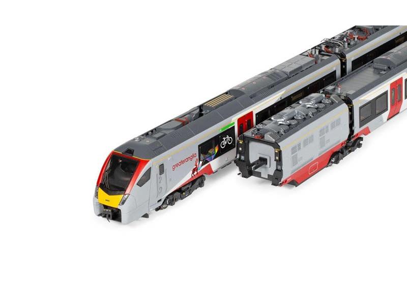 Hornby Class 755/4 FLIRT 4 Car Bi-Mode Train Greater Anglia Pride