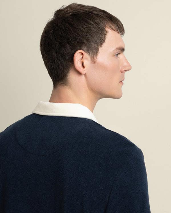 Larsson & Co Jesper - Terry Resort Collar Polo Shirt