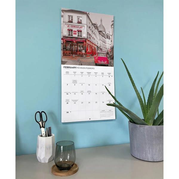 Paris Lux Calendar 2027, Wall Calendars, Month To View, Travel, Gift
