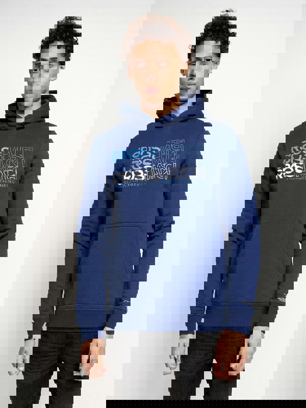 Crosshatch Larmen Hoodie 2pk Navy/Blue