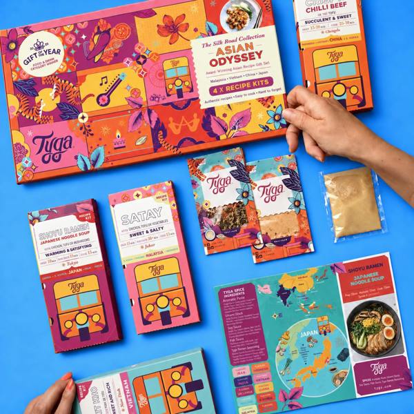 Tyga Foods Asian Odyssey Recipe Kit Gift Set