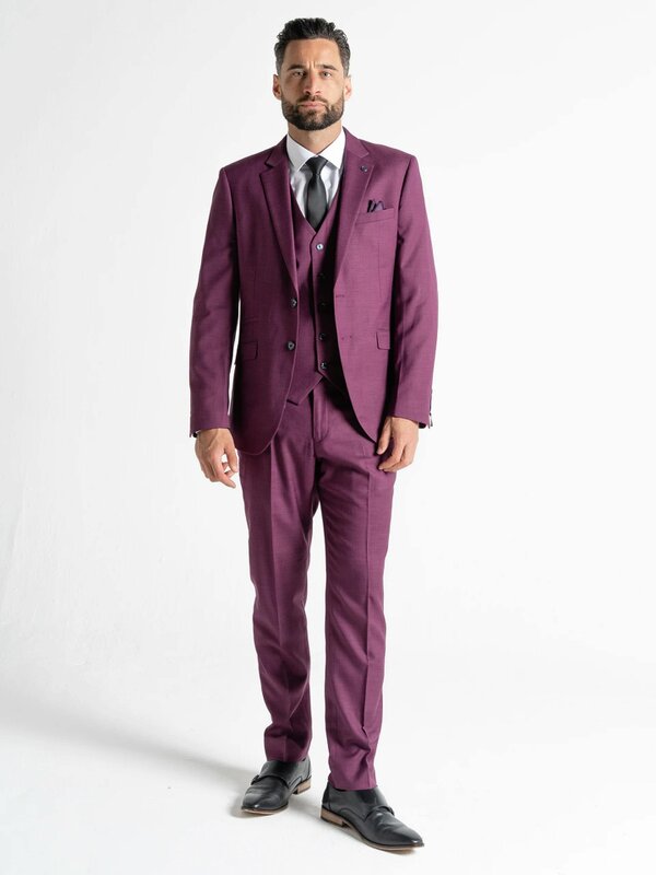 V2 Classic Henry - Purple Three Piece Suit